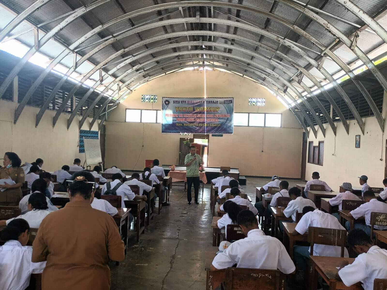 KIE P4GN Sekaligus Mengukur Indeks Ketahanan Diri Remaja Siswa SMA YPK Diaspora Kotaraja KIE P4GN Sekaligus Pengisian Dektari