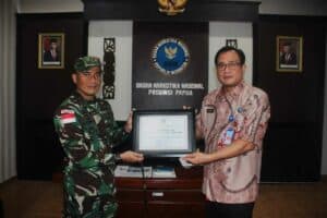 Kunjungan Kerja dari Satgas Pamtas RI – PNG Yonif 126/KC