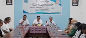 Kunjungan Kerja Kepala BNNP Papua dan Dir. Narkoba Polda Papua ke BNNK Mimika