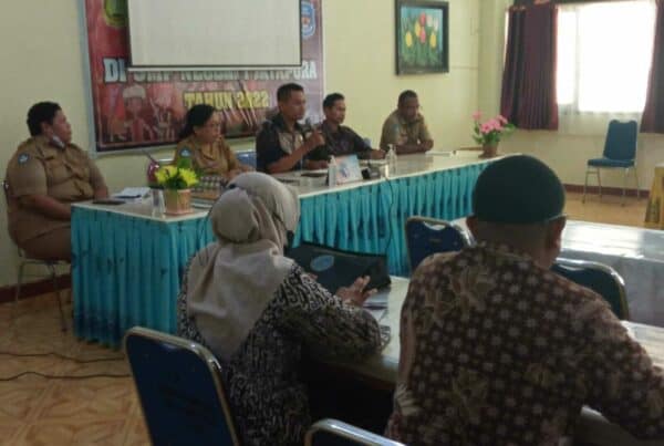 Rapat Koordinasi BNN, Guru dan Komite Sekolah SMP Negeri 1 Jayapura