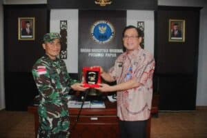 Kunjungan Kerja dari Satgas Pamtas RI – PNG Yonif 126/KC