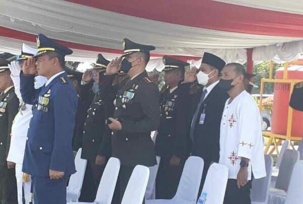 BNNP Papua Hadiri Peringatan HUT TNI Ke-77 tahun di Lapangan Trisila Mako Lantamal X Jayapura
