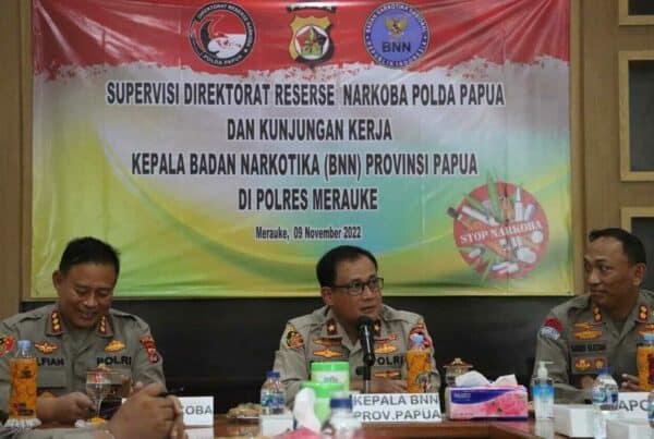 Koordinasi dan Sinergitas P4GN | Kepala BNNP Papua Bersama Dir Narkoba