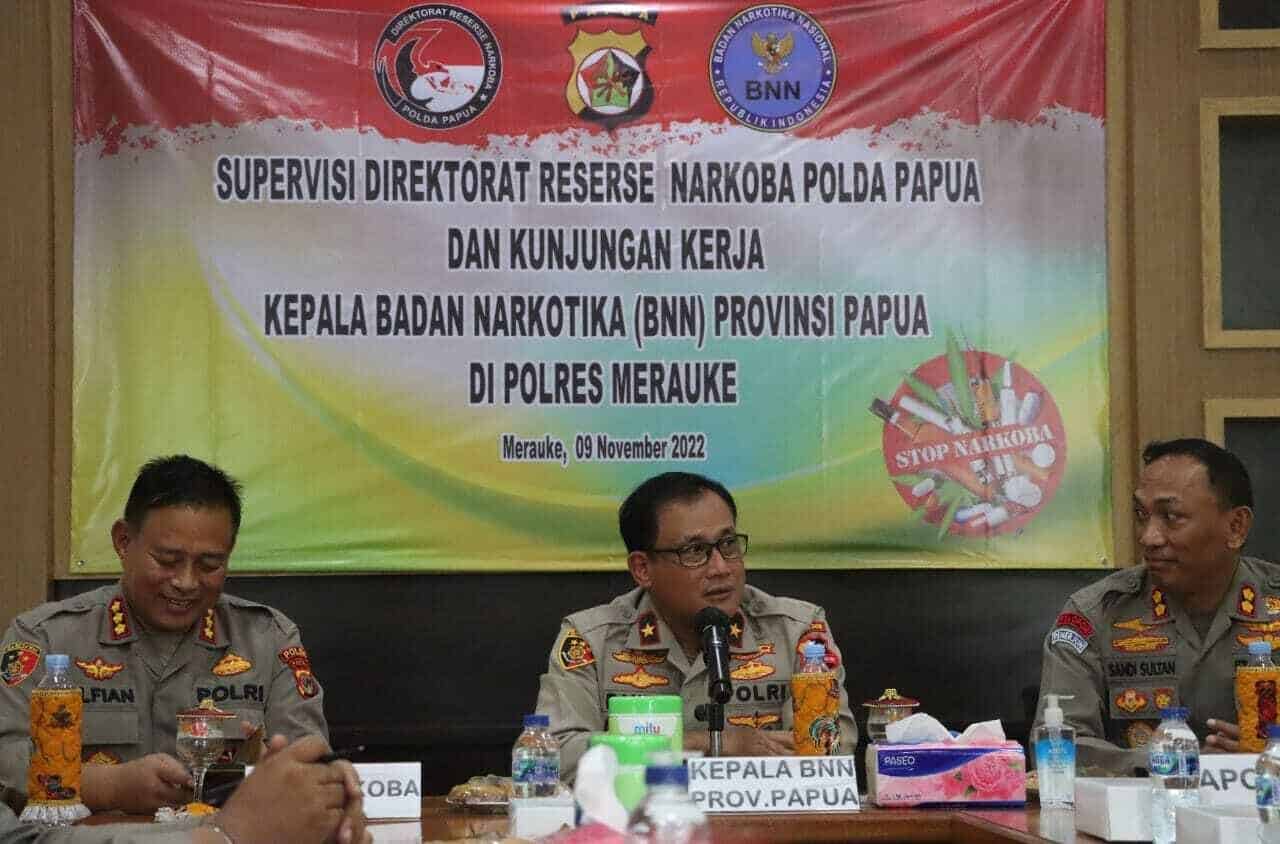 Koordinasi dan Sinergitas P4GN | Kepala BNNP Papua Bersama Dir Narkoba