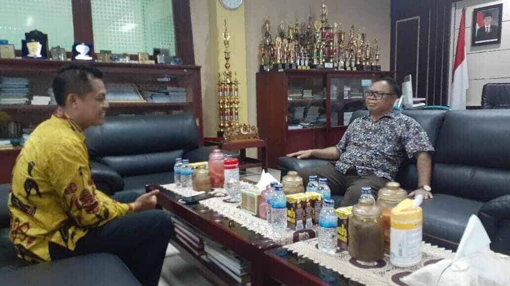 Koordinasi Program P4GN Bersama Rektor Universitas Yapis Papua Dr. Muhdi B. HI Ibrahim, S.E., M.M Koordinasi Program P4GN Bersama