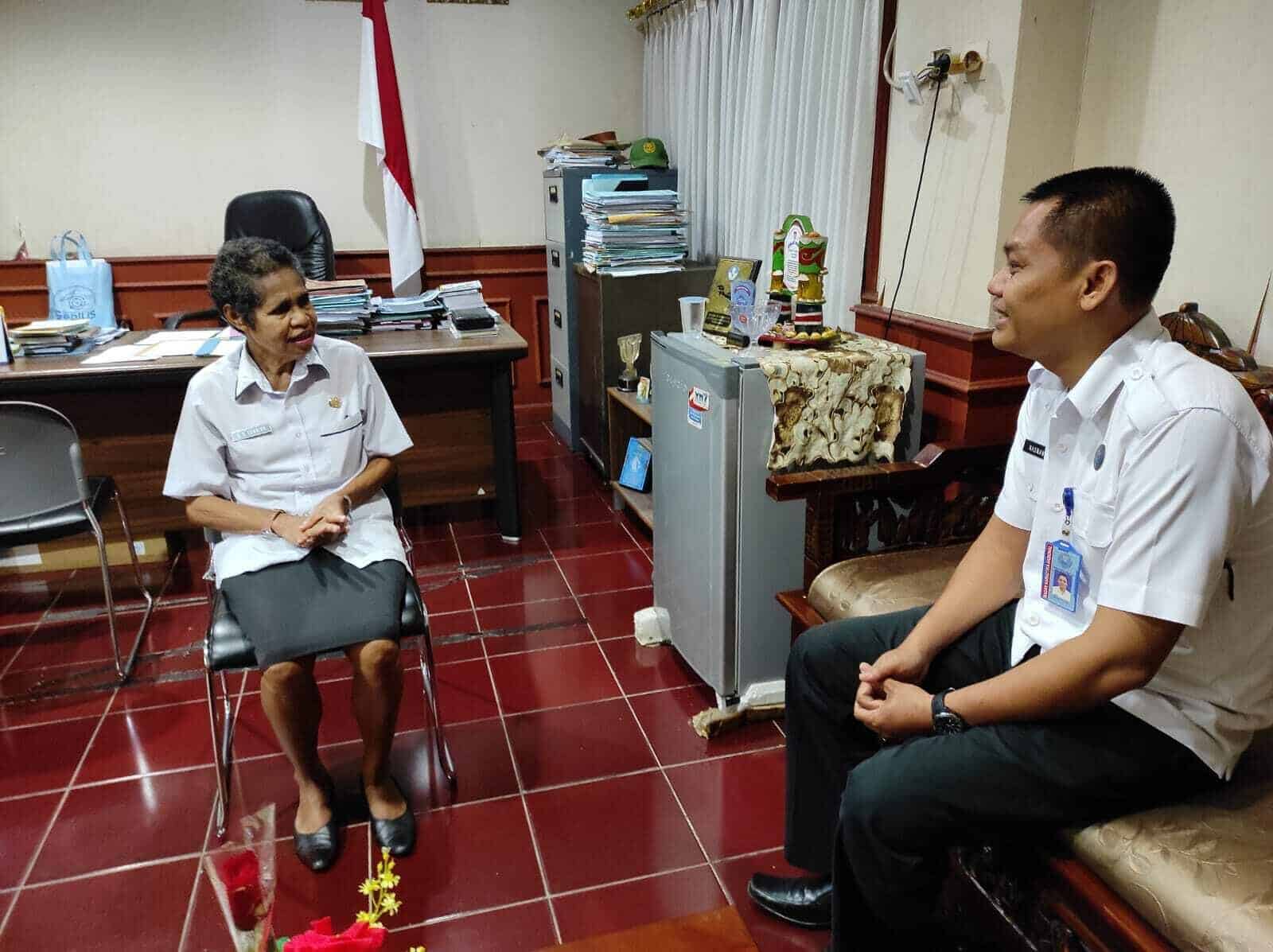 Koordinasi Program P4GN dan Gelora War On Drugs Bersama Kepala Dinas Pendidikan dan Kebudayaan Kota Jayapura Koordinasi Program P4GN dan Gelora War On Drugs Bersama