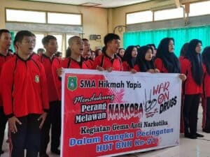Taping Gema WAR ON DRUGS, Menyanyikan Mars BNN “Anti Narkoba” Dalam Rangka Memecahkan Rekor MURI