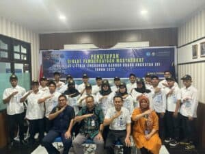 Penutupan Diklat Pemberdayaan Masyarakat Teknik Las Listrik Lingkungan Bandara Angkatan LVI