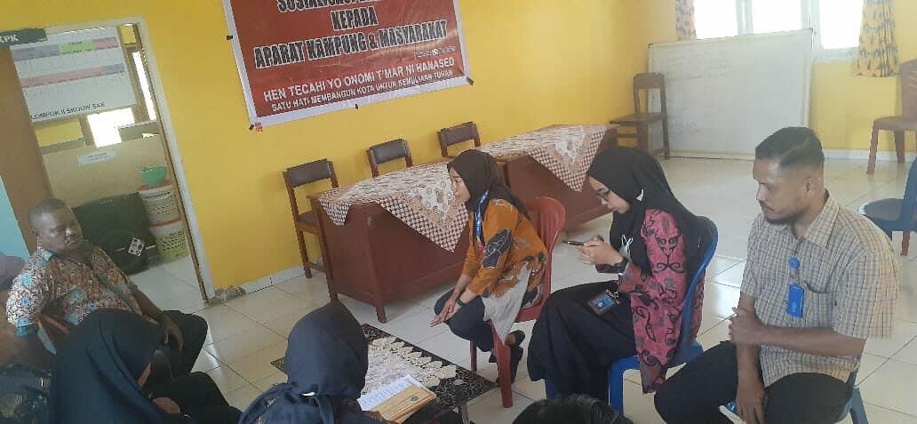 Kegiatan Koordinasi Dalam Rangka Pelaksanaan Fasilitasi Advokasi Program Ketahanan Keluarga Berbasis Sumber Daya Pembangunan Desa di Kampung Skouw Sae Kegiatan Koordinasi Dalam Rangka Pelaksanaan Fasilitasi Advokasi Program Ketahanan Keluarga Berbasis Sumber Daya Pembangunan Desa di Kampung Skouw Sae