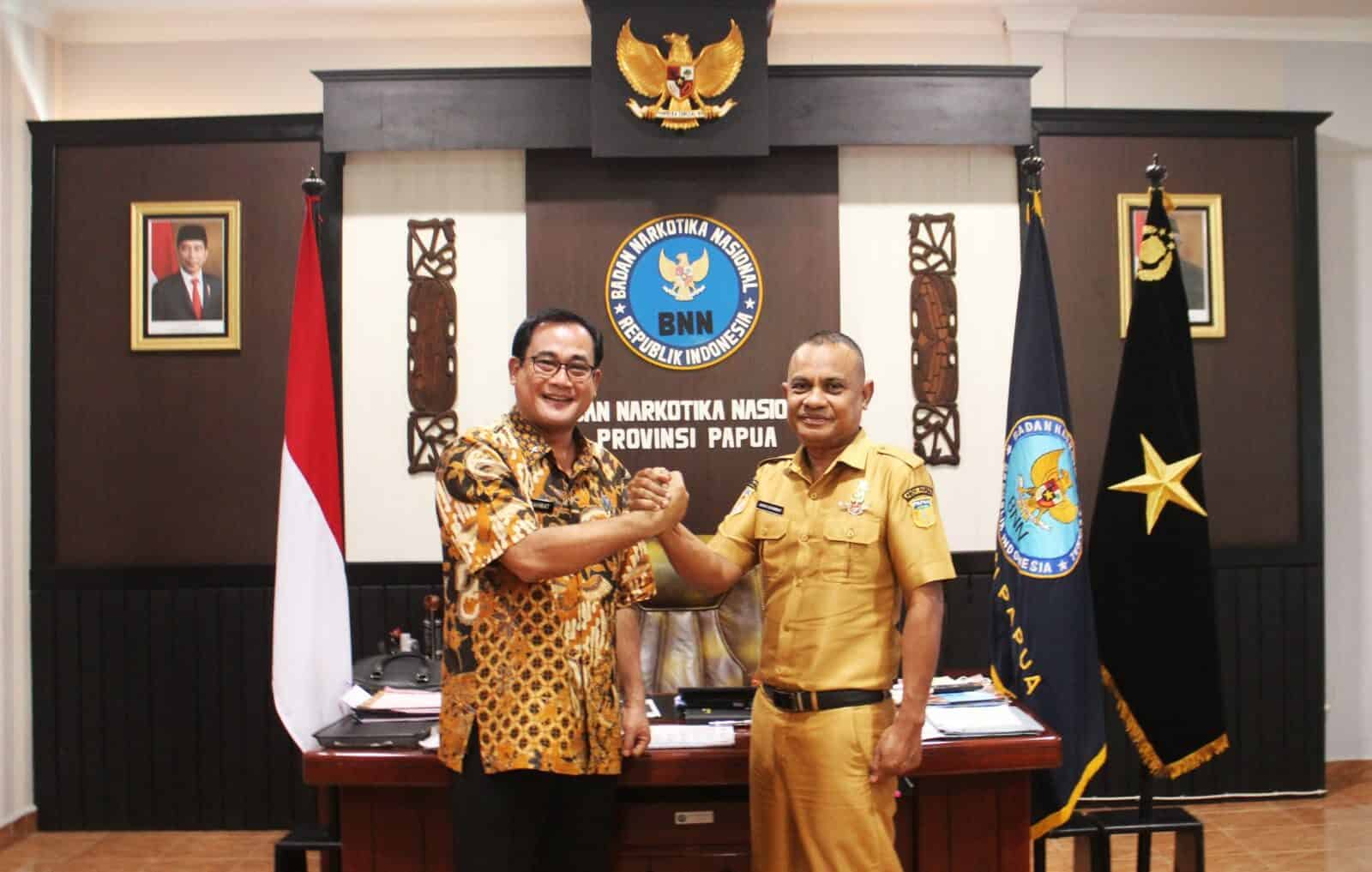 Sinergitas BNNP Papua dengan Dinas Kesehatan Provinsi Papua Sinergitas BNNP Papua dengan Dinas Kesehatan Provinsi Papua
