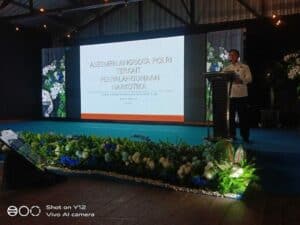 Siap Kawal Tahapan Pemilu Tahun 2024 | Kabid Pemberantasan BNNP Papua Memberikan Paparan Assesment Anggota Polri Terkait Penyalagunaan Narkotika