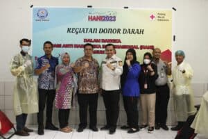 Donor darah dalam Rangka memperingati Pra HANI 2023