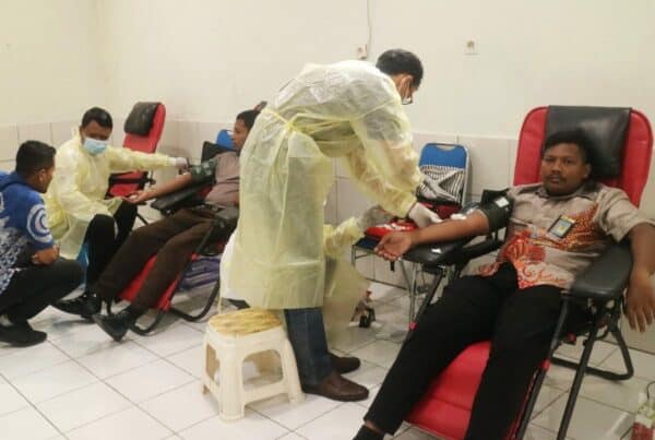 Donor darah dalam Rangka memperingati Pra HANI 2023