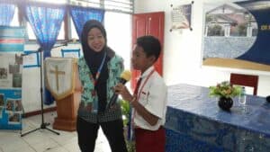 Diseminasi dan Informasi melalui Penyuluhan pada kegiatan Masa Pengenalan Lingkungan Sekolah (MPLS) di