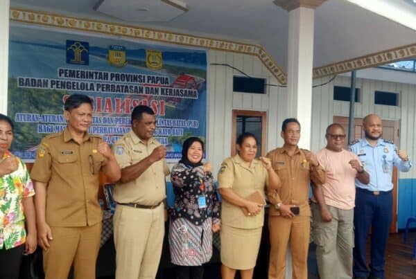 Sosialisasi Basic Agreement dan Special Arrangement/Aturan-Aturan Lintas Batas bagi Masyarakat Perbatasan Kampung Kayu Batu Distrik Jayapura Utara
