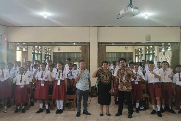 KIE P4GN Melalui Penyuluhan dalam rangka MPLS (Masa Pengenalan Lingkungan Sekolah) bagi Siswa-Siswi baru T.A. 2023/2024 SMP YPPK Kristus Raja Jayapura