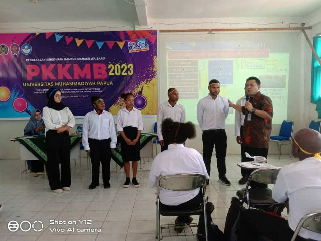 Sosialisasi Pencegahan Narkoba di Lingkungan Kampus bagi Mahasiswa Baru di Universitas Muhammadiyah Papua