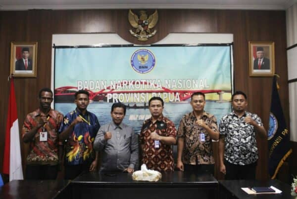 Penarikan Mahasiswa Magang di BNNP Papua