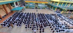 Penyuluhan P4GN melalui Pembina Upacara Lapangan Sekolah SMP, SMA dan SMK Hikmah Yapis Jayapura