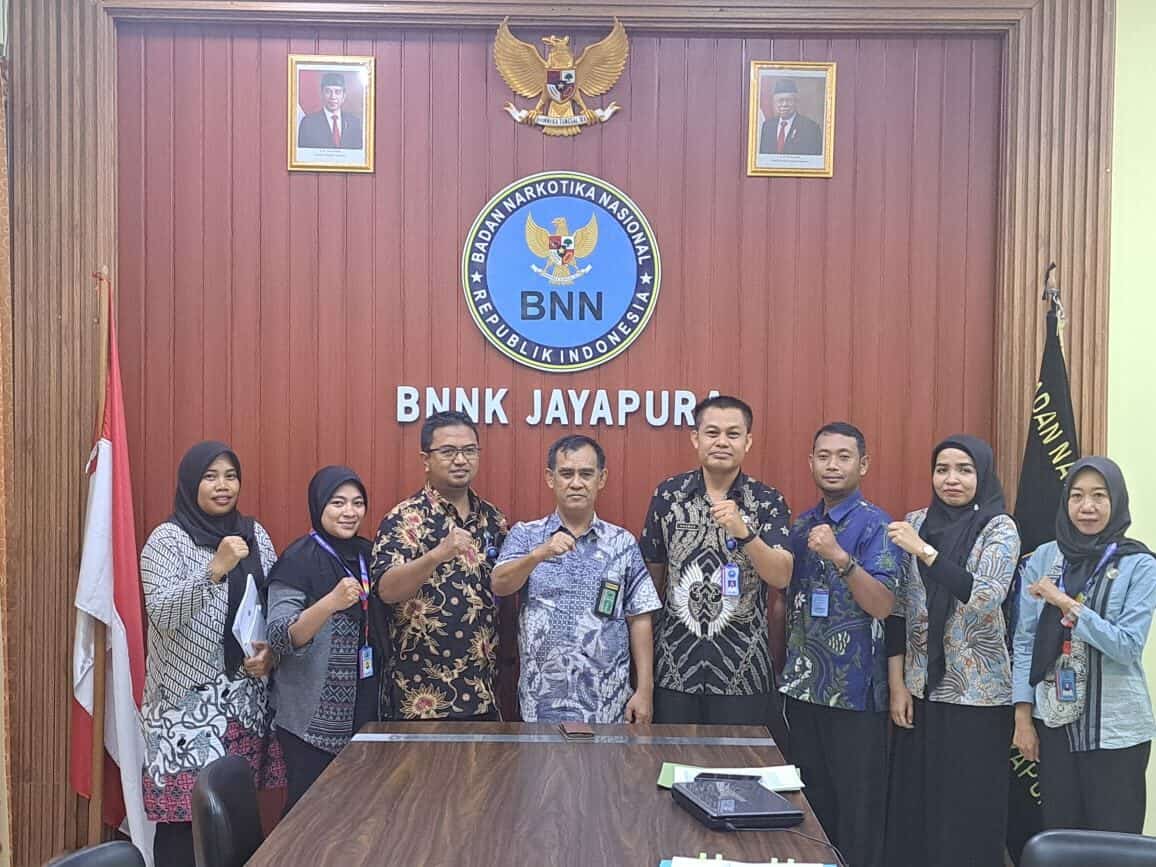 Monitoring dan Evaluasi Pelaksanaan Informasi dan edukasi di BNNK Jayapura