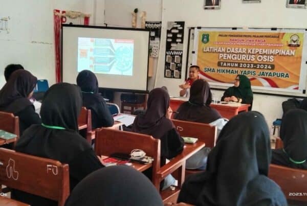Informasi dan Edukasi P4GN bagi Pengurus Osis SMA Hikmah Yapis Jayapura
