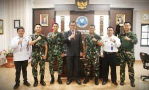 Koordinasi P4GN Satgas Pamtas RI – PNG Yonif 122/TS