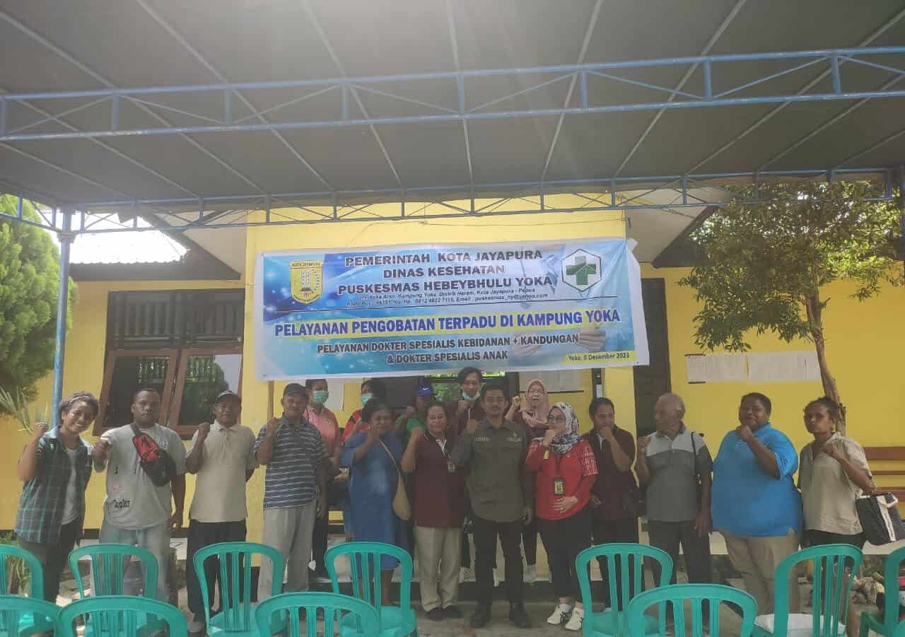 Sosialisasi P4GN pada Kegiatan Germas dan Pelayanan Terpadu Puskesmas Hebeybhulu Yoka .
