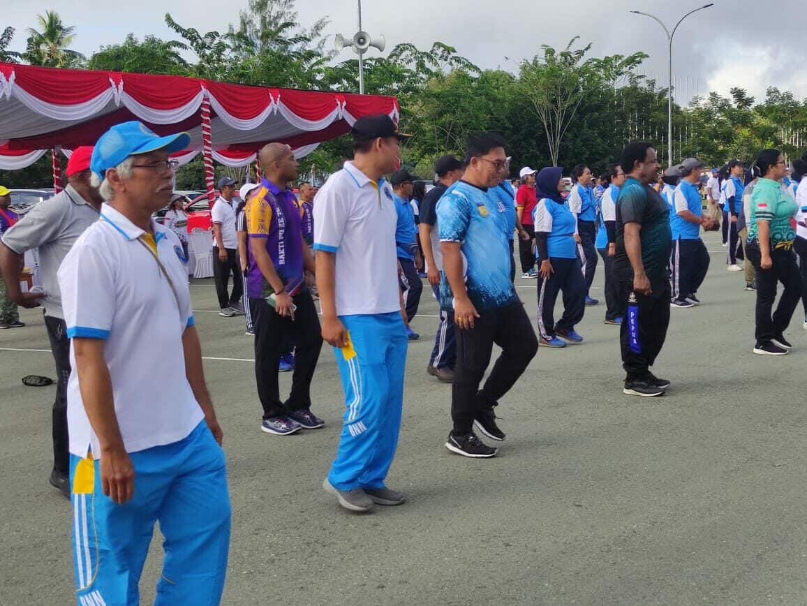 Jalan Sehat dan Olahraga Bersama HUT Ke-52 KORPRI Tahun 2023