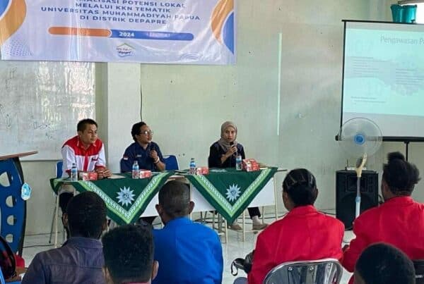 Pembekalan optimalisasi potensi lokal melalui KKN tematik Universitas Muhammadiyah Papua di distrik Depapre