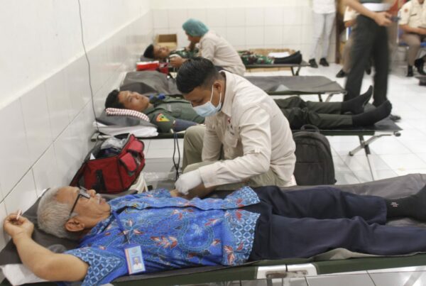 Donor darah dalam Rangka memperingati Pra HANI 2024