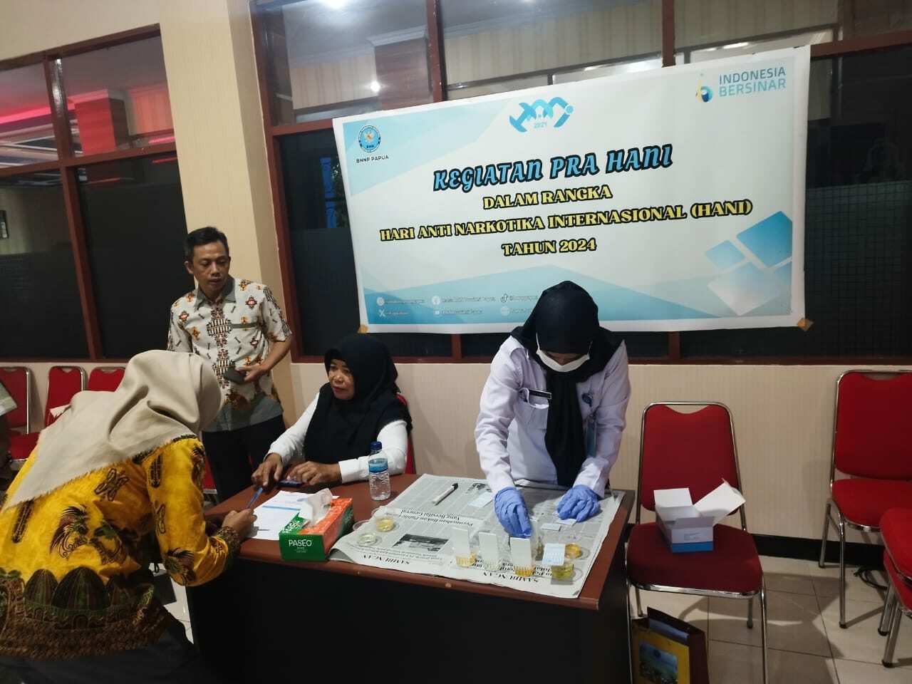 Deteksi Dini Narkotika bagi Pegawai Balai Bahasa Provinsi Papua