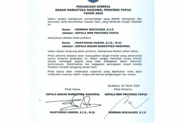 PERJANJIAN KINERJA T.A 2024
